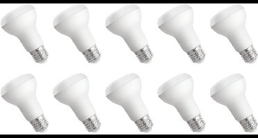 Spectrum LED Reflectorlamp E27 8W - 230V - 710 Lumen - 3000K Warm wit - Gezellig licht - Energiezuinig - 10 stuks