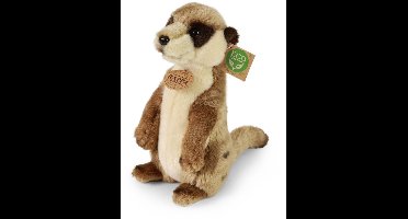 Rappa ECO knuffel stokstaartje 24 cm - realistische knuffel van recyclede PET flessen - bruin