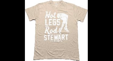 Rod Stewart - Hot Legs Heren T-shirt - L - Beige