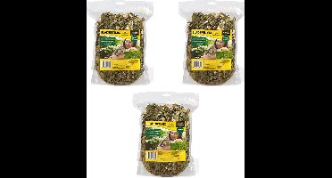 Bladerenmix Ruwvoer 150 Gram UTOPIA - Gezonde Natuurlijke Snack voor Konijnen en Knaagdieren - 3 stuks - Multipack