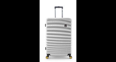 National Geographic Harde Koffer / Trolley / Reiskoffer - 76 cm (Large) - Abroad - Zilver - Zilver / Large
