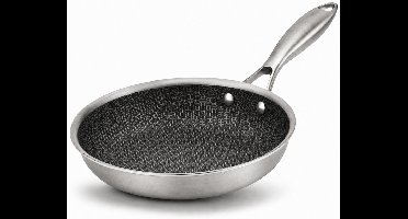 Cookinglife Koekenpan HexaCook - Hybride Pan ø 28 cm - NON STICK - geschikt voor alle warmtebronnen - keramische anti-aanbaklaag