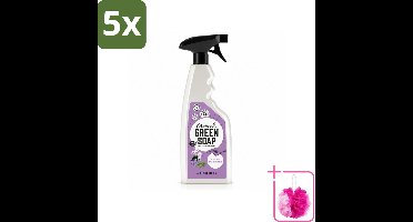 5 x Marcel’s Green Soap – Allesreiniger Spray – Lavendel & Rozemarijn – 500 ml - Bulkverpakking - Allesreiniger spray - Douchemop - Natuurlijke reiniger