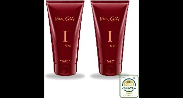 2 x Van Gils - Douchegel - I for Her - Zachte Reiniging & Luxe Geurbeleving - 150 ml - Wasstrips - Douchegel Vrouwelijk - Douchegel Luxe - Douchegel Voor Vrouwen - Douchegel Hydrateert - Douchegel Voor Huid