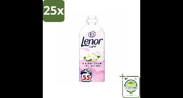 25 x Lenor Light - Wasverzachter - Jasmijnbloem - Fris & Zacht - 55 Wasbeurten - Grootverpakking - Vaatwasstrips - Wasverzachter - Jasmijn - Wasverzachter Jasmijn - Milde Frisheid - Zachte Was