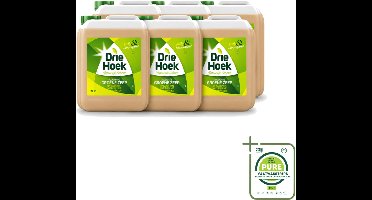 6 x Driehoek – Vloeibare Zeep – Groene Zeep – 5 liter - Grootverpakking - Vaatwasstrips - Schoonmaken - Natuurlijke Zeep - Vloeibare Zeep - Textiel Reinigen - Steen Reinigen