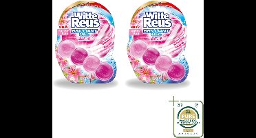 2 x Witte Reus - Toiletblok Brilliant Gel - Spring Rain - 1 Toiletblok - Wasstrips - Toiletblok - Reinigingsgel - Frisheid - Schoonmaak - Hygiëne