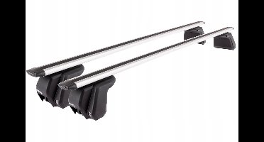 Aerodynamisch Dakrek Aluminium 70kg Zilver - Merkloos