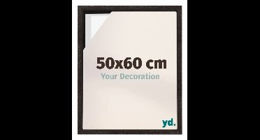 yd, Baklijst 50x60 cm Eiken Donker - Lijst voor Canvasdoek - MDF Lyon