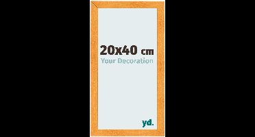Your Decoration - Fotolijst 20x40 cm - MDF - Oranje - Pisa