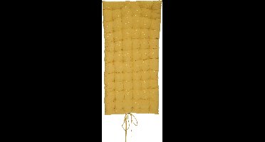 Atmosphera Kids Oya vloermatras met gouden driehoekjes - 120x60x5cm - Oker