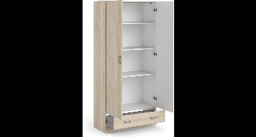 Giga Living Kledingkast Space - Naturel - 79x36x170cm
