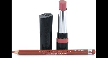 Rimmel The Only 1 Lipstick - 250 Mauve Over (+ Lasting Finish Lipliner - 050 Tiramisu)