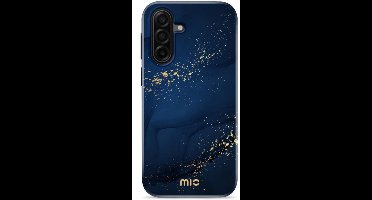 MIO Hoesje Geschikt voor Samsung Galaxy A17 - Compatibel met MagSafe / Qi2 - Hard Shell Back Cover Case Midnight Sparkle