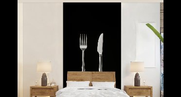 Behang - Fotobehang Bestek - Klassiek - Elegant - Breedte 120 cm x hoogte 240 cm