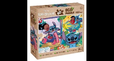 Lisciani - Stitch - disney eco puzzel - 60 stukjes