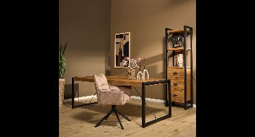 StarFurn Eettafel Boaz Naturel Mangohout 180cm