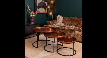 Starfurn - Salontafel Clive - Koper - 70x70x50 cm