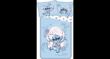 Disney Lilo & Stitch Dekbedovertrek, Wave - 140 x 200 + 70 x 90 cm - Katoen