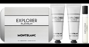 Mont Blanc - Explorer Platinum - Grooming Kit - 3 Delig - 67.5 ml