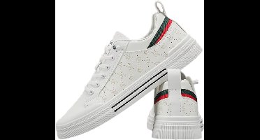 Currero Schoenen Heren - Sneakers - Comfortabel - Wandelschoenen - Casual - Volwassenen - Wit 45.5