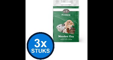 3x Deli Nature - Premium weidehooi 2kg - Knaagdierenvoer - 2 kg