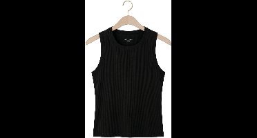 Bjorn Borg Studio Ribbed Cropped Tank Top Tops & T-shirts Dames - Shirt - Zwart - Maat XS