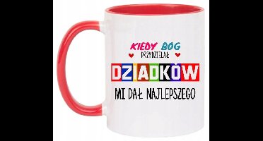 Merkloos Keramische Mok 330ml - Leuk Cadeau voor Opa