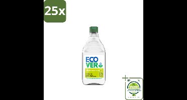 25 x Ecover - Afwasmiddel - Citroen & Aloë Vera - 450 ml - Grootverpakking - Afwasmiddel - Citroen - Aloë Vera - Biologisch Afbreekbaar - Milieuvriendelijk
