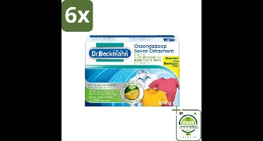 Dr.Beckmann - Vlekkenverwijderaar - Ossengalzeep Met Aloë Vera - Witte en Gekleurde Was - 100g - Voordeelverpakking - 6 stuks - Vlekkenverwijderaar - Vlekken uit kleding