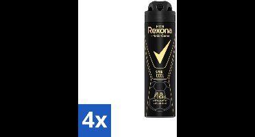 4 x Rexona Men - Sport Cool - Deodorant Spray - Anti Transpirant - 150 ml - Sport Deodorant - Voetbal Deodorant - Anti-transpirant - Zweetbescherming - Frisheid