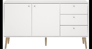 Giga Living Dressoir Bodo - Wit - 147x39x82cm