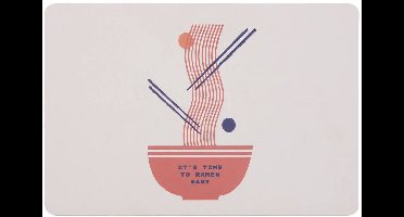 Rechthoekige placemat Nippon 30 x 45 cm