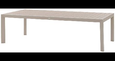 Tuintafel voor 12 personen van aluminium met houtlook ÉVASION