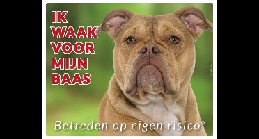 Old English Bulldog Waakbord