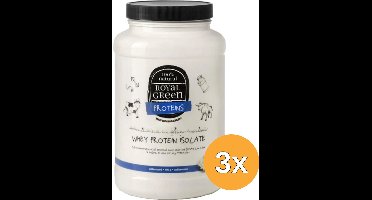 3x Royal Green Whey proteine isolate (600 gr)