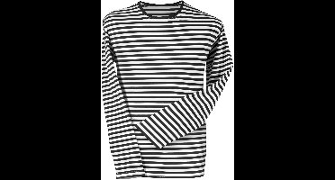 Kinder gestreept shirt lange mouw zwart-wit – geschikt voor dagelijks gebruik - Carnaval Karneval Halloween