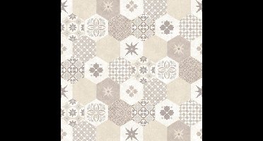 Home tegels beige behang (vliesbehang, beige)