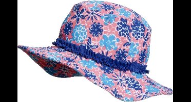 Playshoes zonnehoed lila bloemen