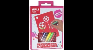 APLI Mini-kit stencils geassorteerde vormen