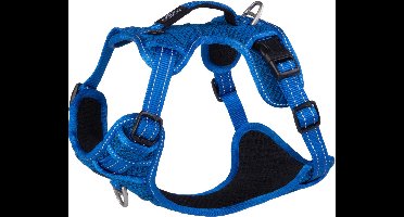 Rogz Explore Tuig Gevoerd Blauw - Hondenharnas - M 45-70 Cm