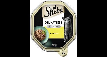 20x Sheba delicatesse in gelei 85 g kip