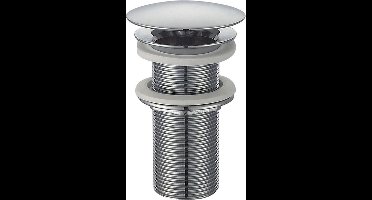 Wiesbaden UniMatch Open Afvoerplug Verlengd 5/4 Inch - Chroom