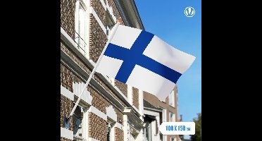 Vlag Finland 100x150cm - Glanspoly