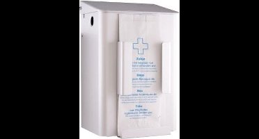 MediQoline | Hygiënebak & zakjeshouder | Wit | Inhoud: 6 liter