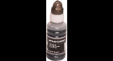 ABC huismerk navulflesje geschikt voor Epson 106 zwart Photo voor EcoTank ET7700 ET7750
