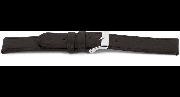 Horlogeband Universeel D400 Leder Bruin 14mm