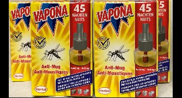 Vapona anti-muggenstekken - 4 stuks - 45 nachten per stuk