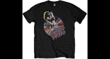 The Who - Roger Vintage Pose Heren T-shirt - S - Zwart