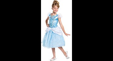 DISNEY Prinses - CINDERELLA, Cinderella Deluxe , Maat XS (3T-4T jaar), Meisjes